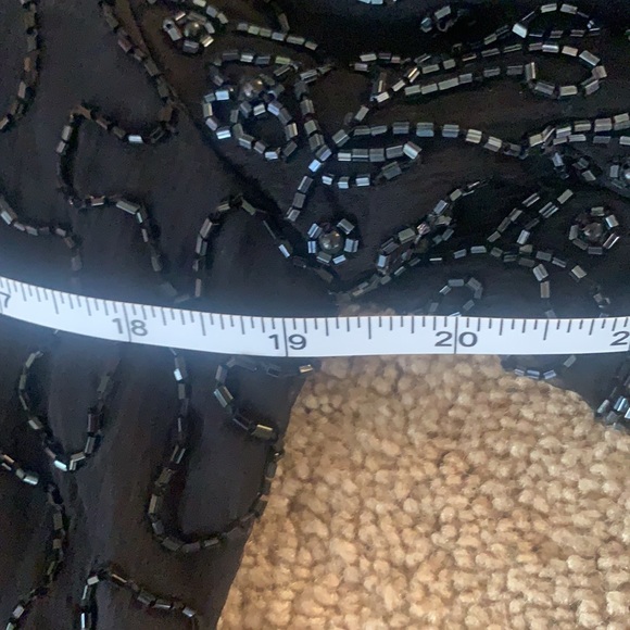 Scala formal beaded top size L. Perfect for a dressy event or even black tie! - Picture 11 of 11